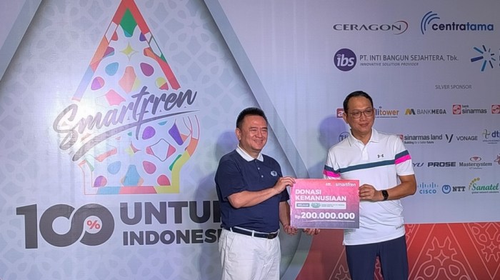 Smartfren kumpulkan donasi rp 200 juta lewat charity golf tournament