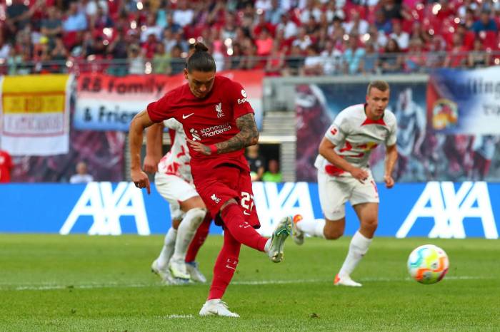 CHUTOGEL - RB Leipzig Vs Liverpool: Darwin Nunez Cs Menang Tipis 1-0