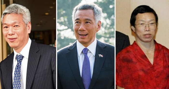 CHUTOGEL - Perbandingan nilai-nilai antara Lee Hsien Loong dan Lee Wei Ling